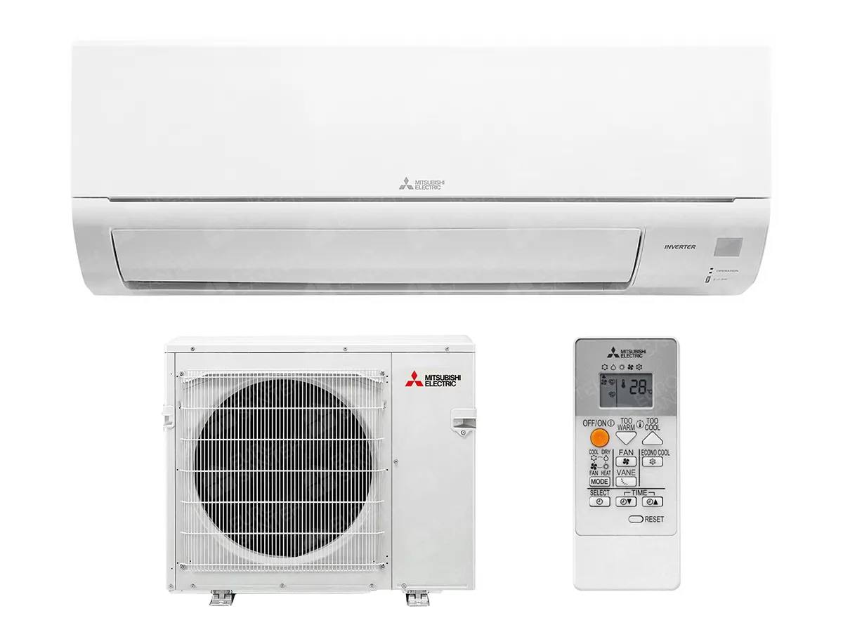 Aer condiționat Mitsubishi Electric inverter, alb glossy